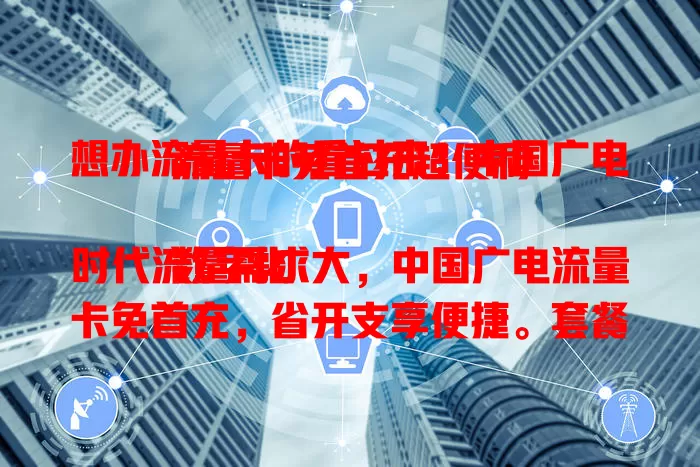 想办流量卡的看过来！中国广电流量卡免首充超便利

数字化时代流量需求大，中国广电流量卡免首充，省开支享便捷。套餐丰富，网络质量佳，无论城市乡村都能畅享优质网络，性价比超高，值得考虑！