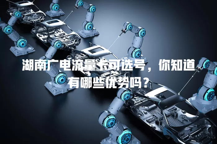 湖南广电流量卡可选号，你知道有哪些优势吗？