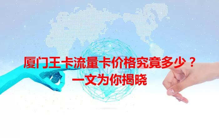 厦门王卡流量卡价格究竟多少？一文为你揭晓