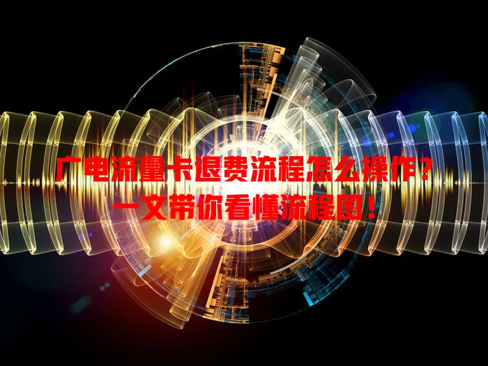 广电流量卡退费流程怎么操作？一文带你看懂流程图！