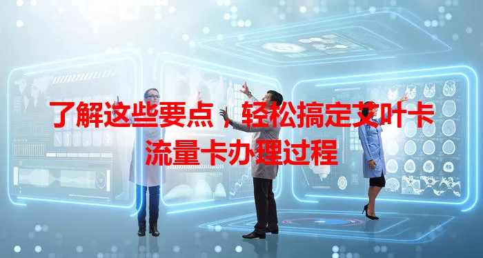 了解这些要点，轻松搞定艾叶卡流量卡办理过程