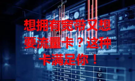 想拥有宽带又想要流量卡？这种卡满足你！