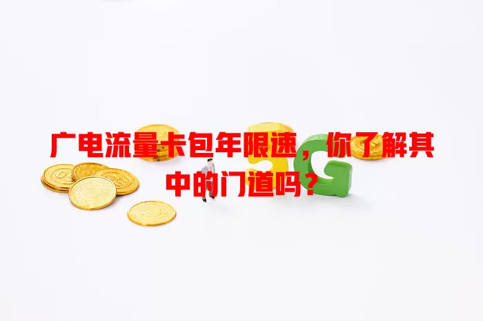 广电流量卡包年限速，你了解其中的门道吗？