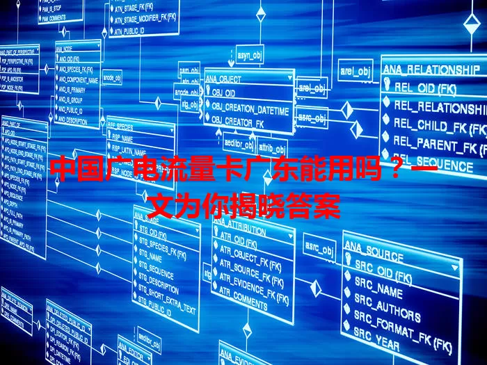 中国广电流量卡广东能用吗？一文为你揭晓答案
