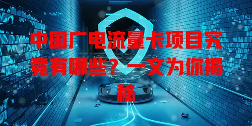 中国广电流量卡项目究竟有哪些？一文为你揭秘