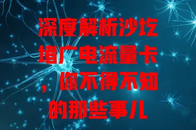 深度解析沙圪堵广电流量卡，你不得不知的那些事儿
