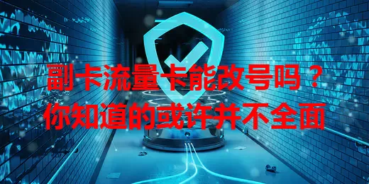 副卡流量卡能改号吗？你知道的或许并不全面