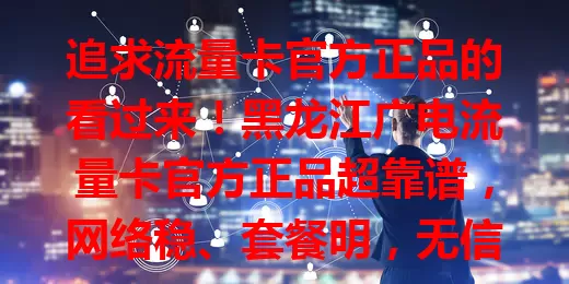 追求流量卡官方正品的看过来！黑龙江广电流量卡官方正品超靠谱，网络稳、套餐明，无信号和流量烦恼，给网络生活上保险，随时畅享便利，速来关注！