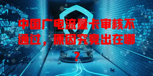 中国广电流量卡审核不通过，原因究竟出在哪？