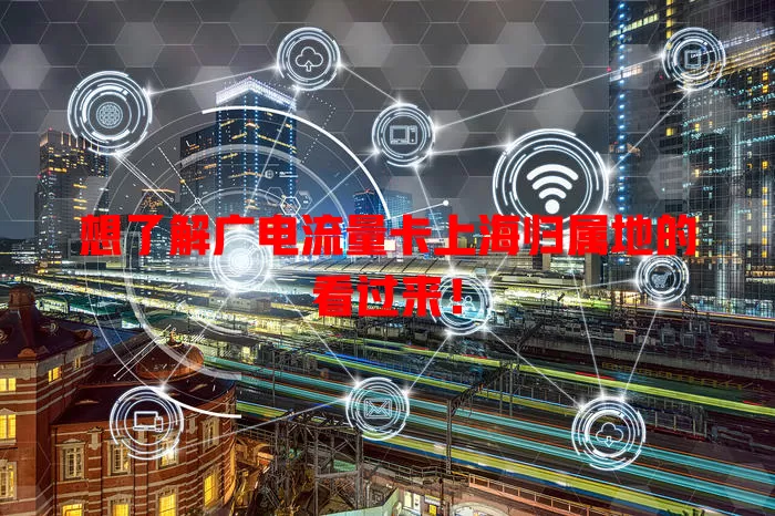 想了解广电流量卡上海归属地的看过来！
