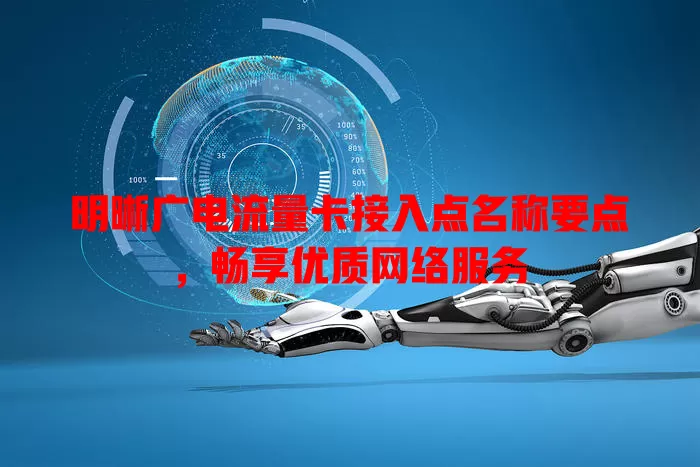 明晰广电流量卡接入点名称要点，畅享优质网络服务