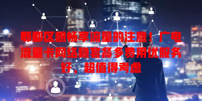 郫都区想畅享流量的注意！广电流量卡网络稳套餐多费用优服务好，超值得考虑