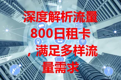 深度解析流量800日租卡，满足多样流量需求