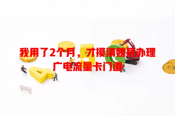 我用了2个月，才摸清魏县办理广电流量卡门道