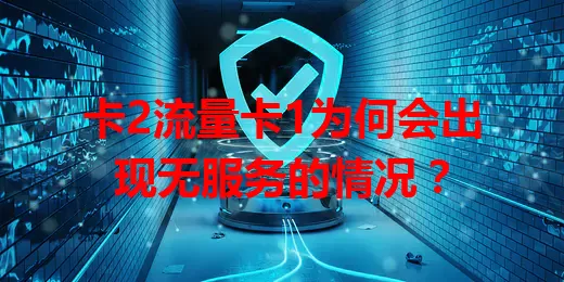 卡2流量卡1为何会出现无服务的情况？