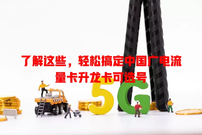 了解这些，轻松搞定中国广电流量卡升龙卡可选号