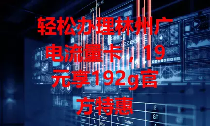 轻松办理林州广电流量卡，19元享192g官方特惠