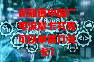你知道中国广电流量卡究竟可以申请几张卡？