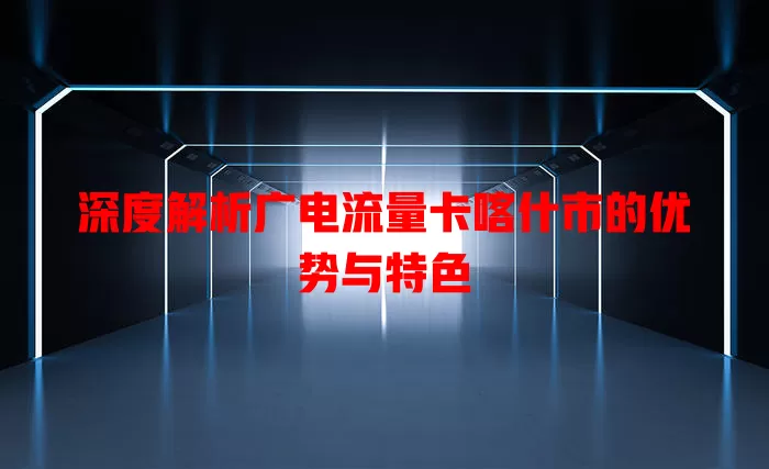 深度解析广电流量卡喀什市的优势与特色