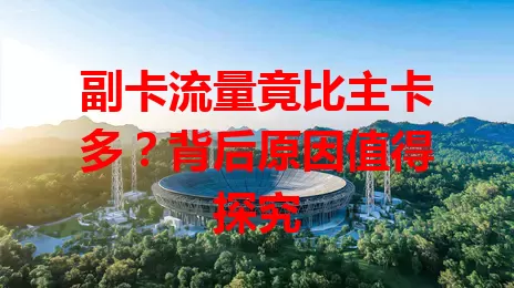 副卡流量竟比主卡多？背后原因值得探究