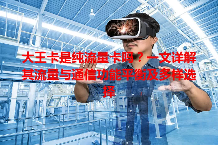 大王卡是纯流量卡吗？一文详解其流量与通信功能平衡及多样选择