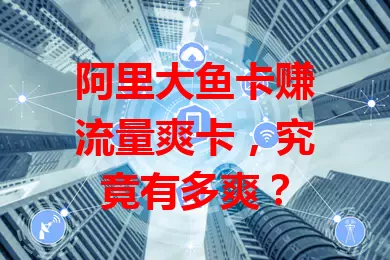 阿里大鱼卡赚流量爽卡，究竟有多爽？