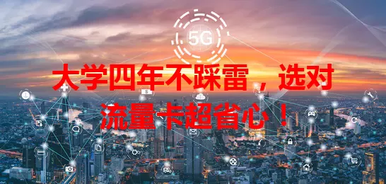 大学四年不踩雷，选对流量卡超省心！