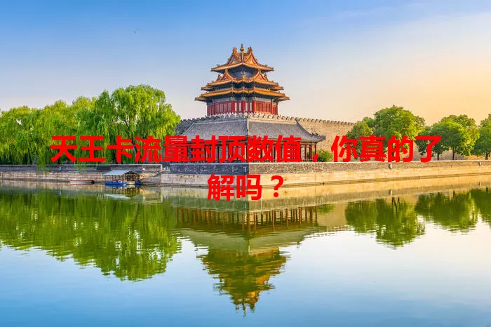 天王卡流量封顶数值，你真的了解吗？