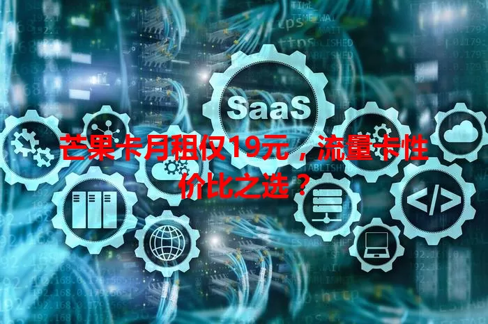 芒果卡月租仅19元，流量卡性价比之选？