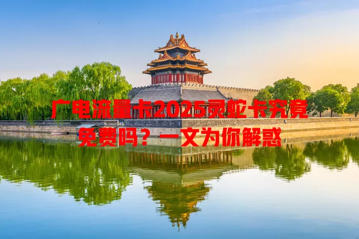 广电流量卡2025灵蛇卡究竟免费吗？一文为你解惑