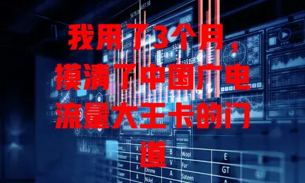 我用了3个月，摸清了中国广电流量大王卡的门道