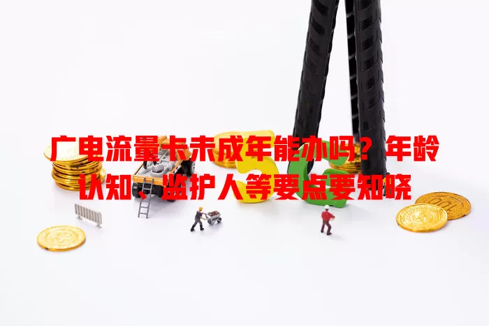 广电流量卡未成年能办吗？年龄认知、监护人等要点要知晓