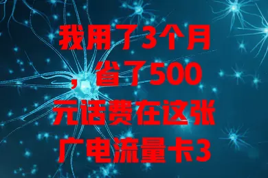 我用了3个月，省了500元话费在这张广电流量卡39元192g上