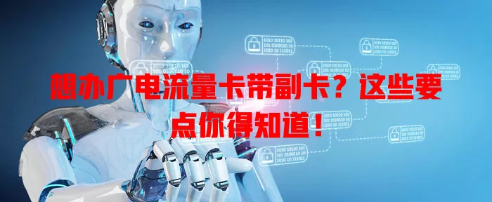 想办广电流量卡带副卡？这些要点你得知道！