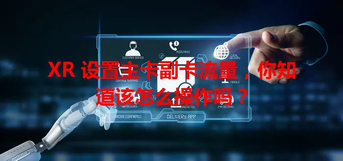 XR 设置主卡副卡流量，你知道该怎么操作吗？