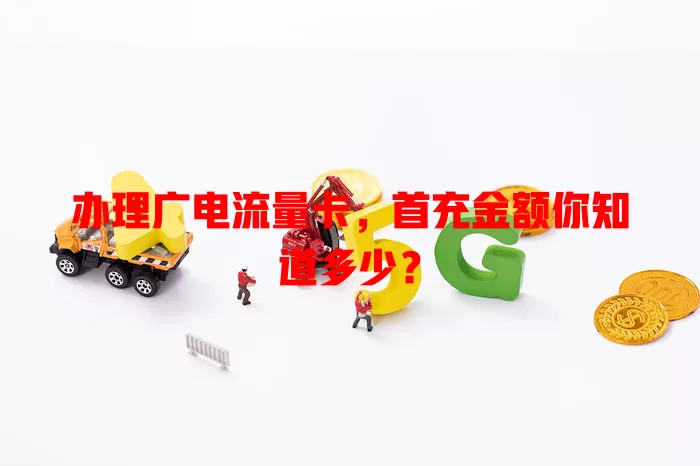办理广电流量卡，首充金额你知道多少？