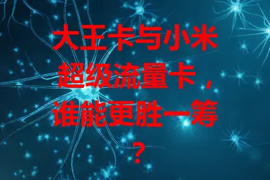 大王卡与小米超级流量卡，谁能更胜一筹？