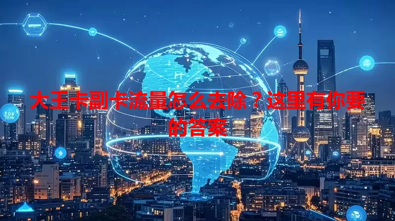 大王卡副卡流量怎么去除？这里有你要的答案
