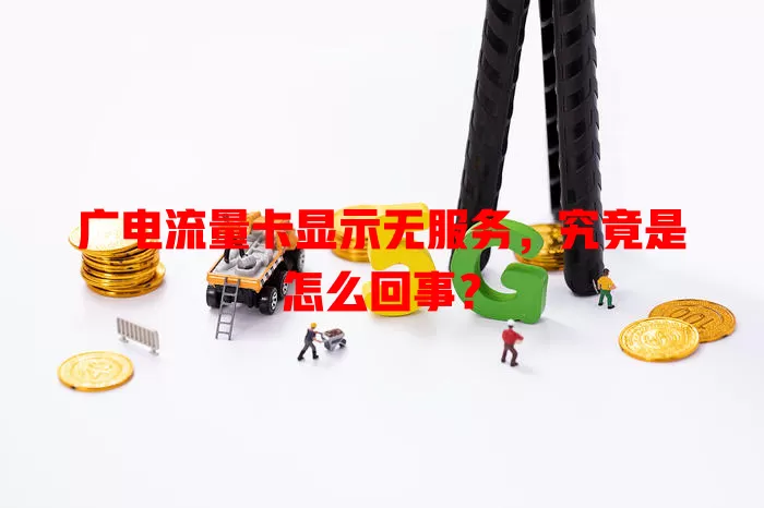 广电流量卡显示无服务，究竟是怎么回事？