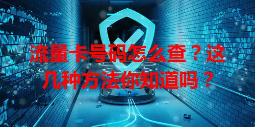流量卡号码怎么查？这几种方法你知道吗？