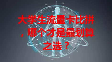 大学生流量卡比拼，哪个才是最划算之选？