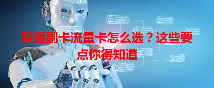 联通副卡流量卡怎么选？这些要点你得知道