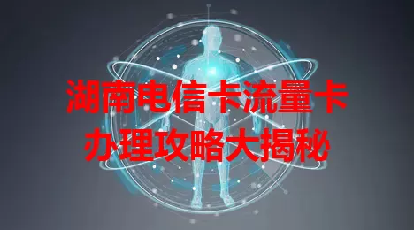 湖南电信卡流量卡办理攻略大揭秘
