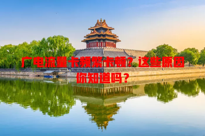 广电流量卡频繁卡顿？这些原因你知道吗？