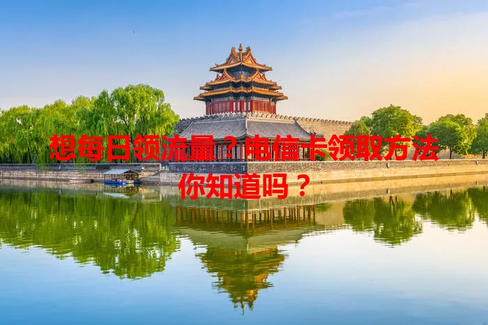想每日领流量？电信卡领取方法你知道吗？
