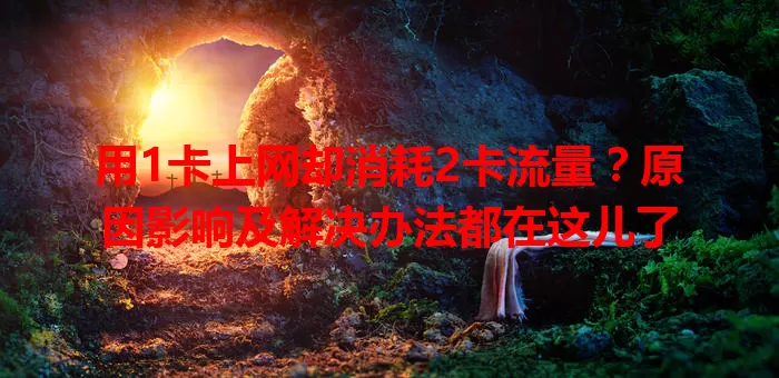 用1卡上网却消耗2卡流量？原因影响及解决办法都在这儿了