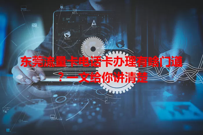 东莞流量卡电话卡办理有啥门道？一文给你讲清楚