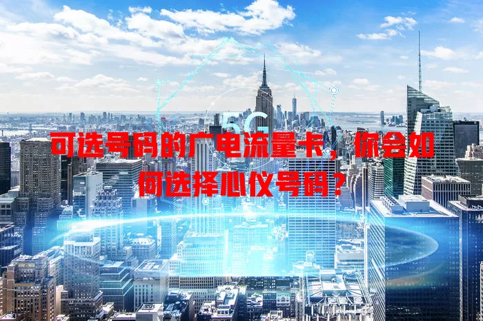 可选号码的广电流量卡，你会如何选择心仪号码？