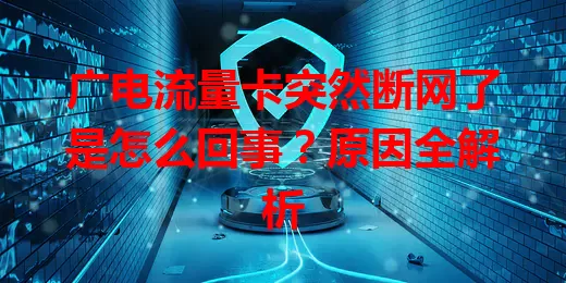 广电流量卡突然断网了是怎么回事？原因全解析