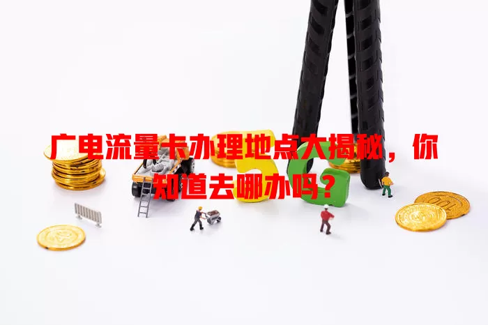 广电流量卡办理地点大揭秘，你知道去哪办吗？